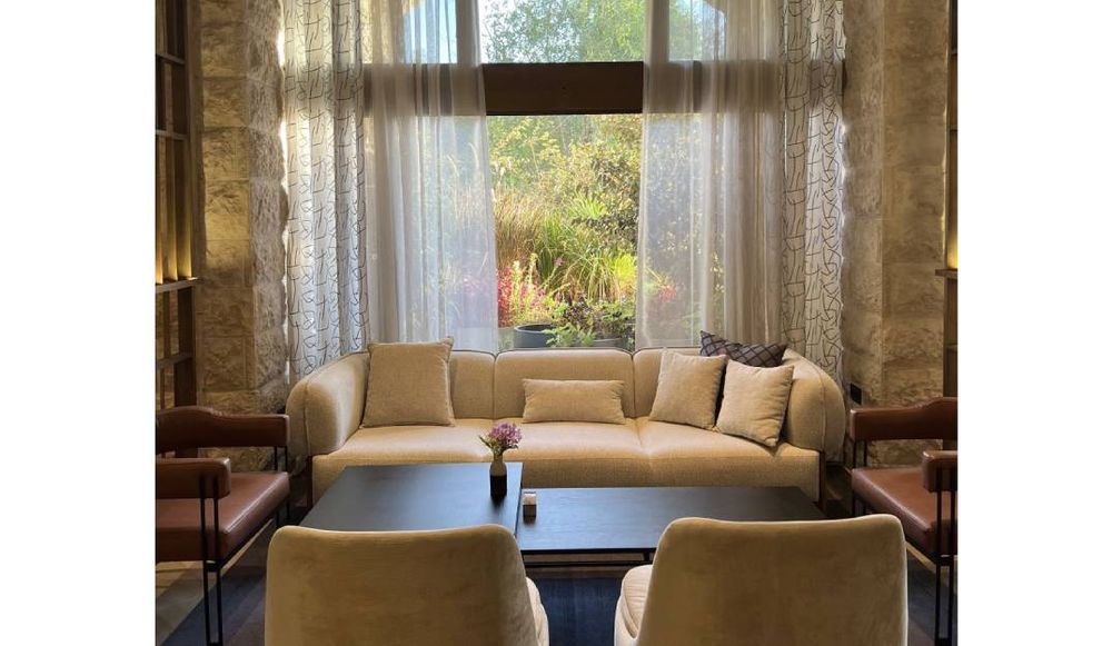 צילום של מסעדת הלאונג' החלבית במלון ענבל