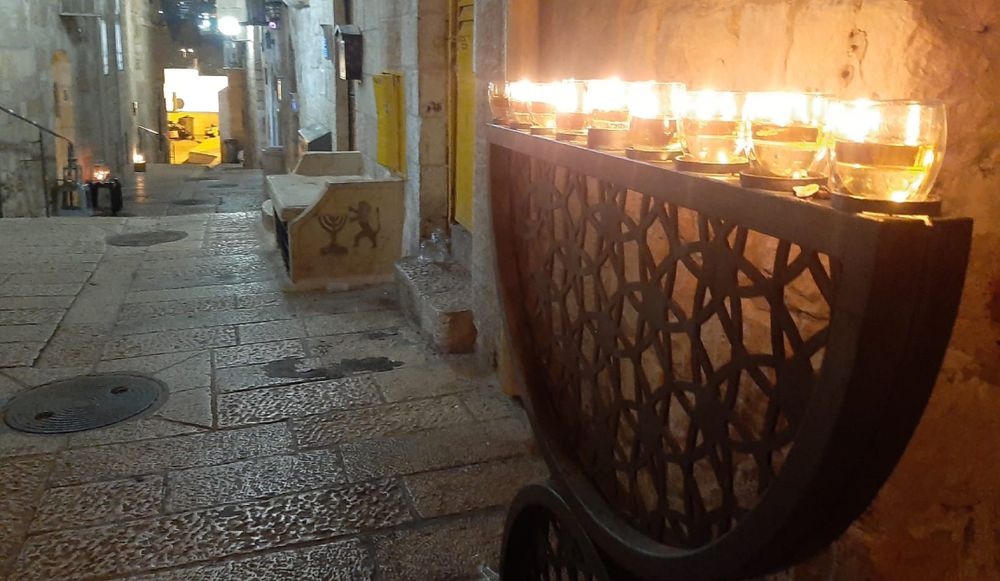 photo of A tour of the Jerusalem menorahs in the Old City and the Western Wall