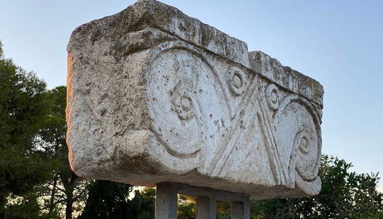 צילום של הגן הארכיאולוגי - רמת רחל