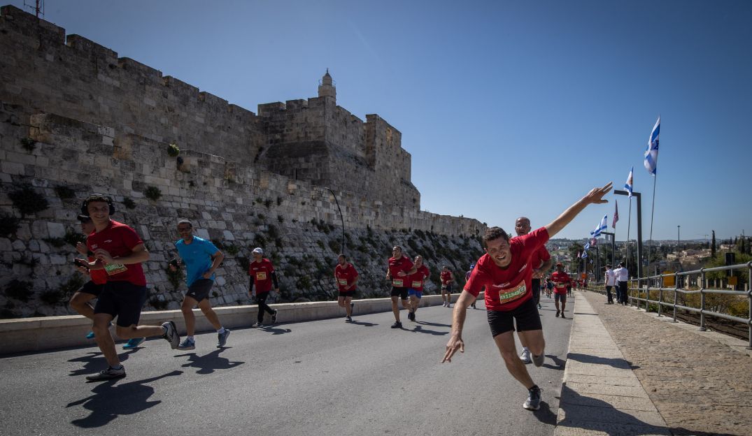 צילום של מרתון ווינר ירושלים 2025