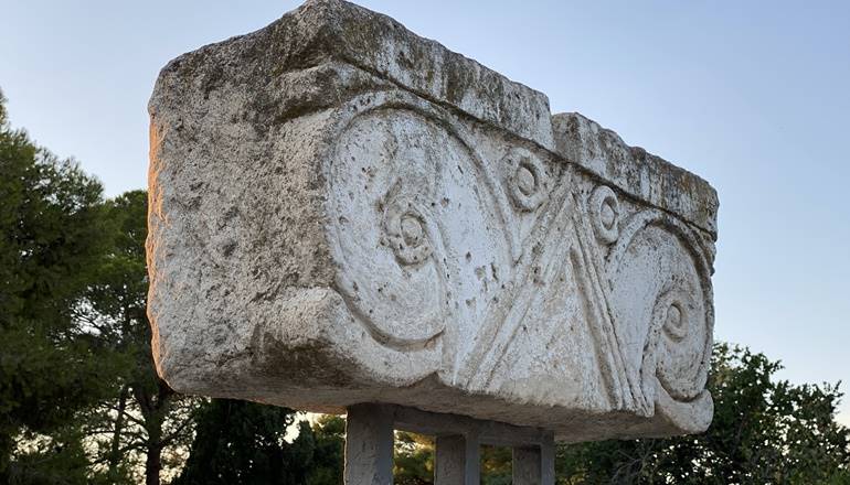 צילום של הגן הארכיאולוגי - רמת רחל